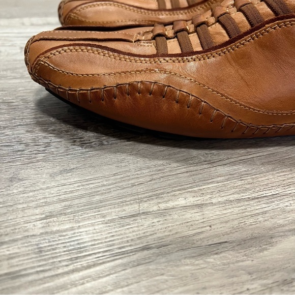 PIKOLINOS Tan Leather Drivers Loafers with Moccasin Design Slip On  Size 10 - Picture 8 of 15